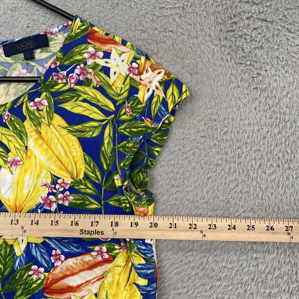 Rachel Roy 2 Piece Set Womens Large Tropical Hawaiian Cruise Resort Vacation - Picture 11 of 16